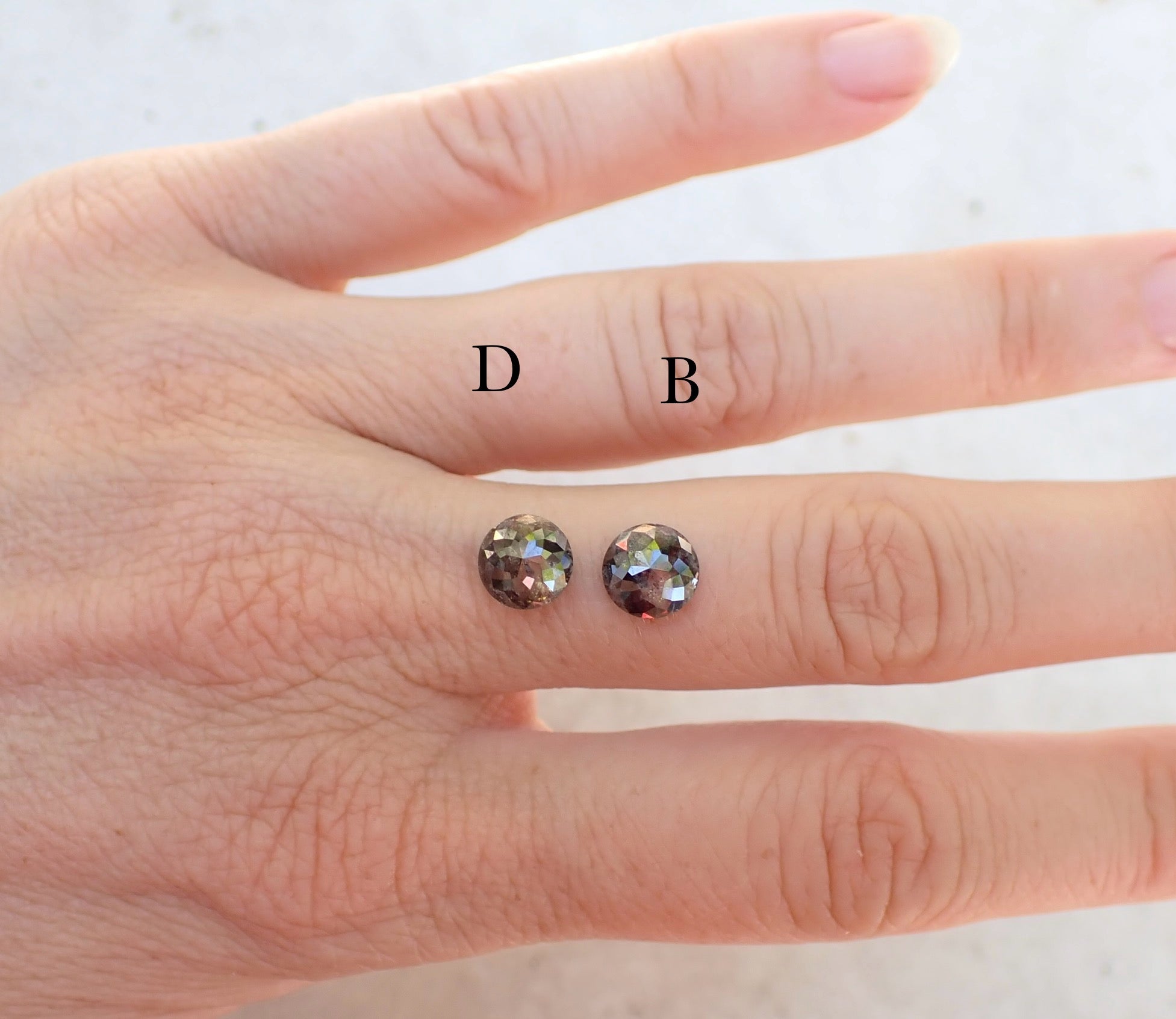 Custom Compass Diamond Ring for Jen + Stephen