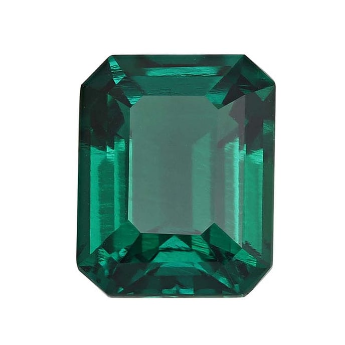 Custom Lab Emerald AVALON • Molten Gold Engagement Ring