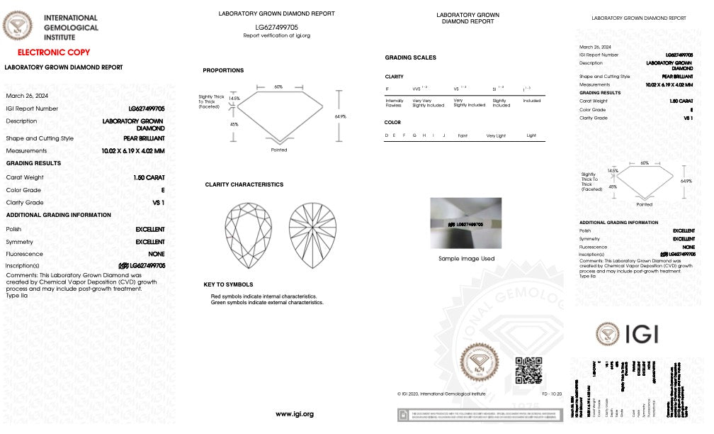 Custom Lab Diamond- Slanted Pear, Signent Style Diamond Engagement Ring - Salt and Pepper Diamond Ring- mossNstone