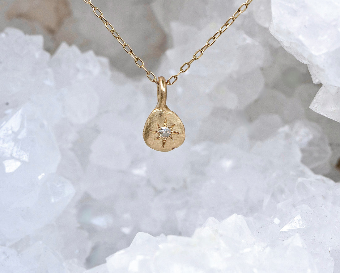 Petite Snowflake Diamond Necklace