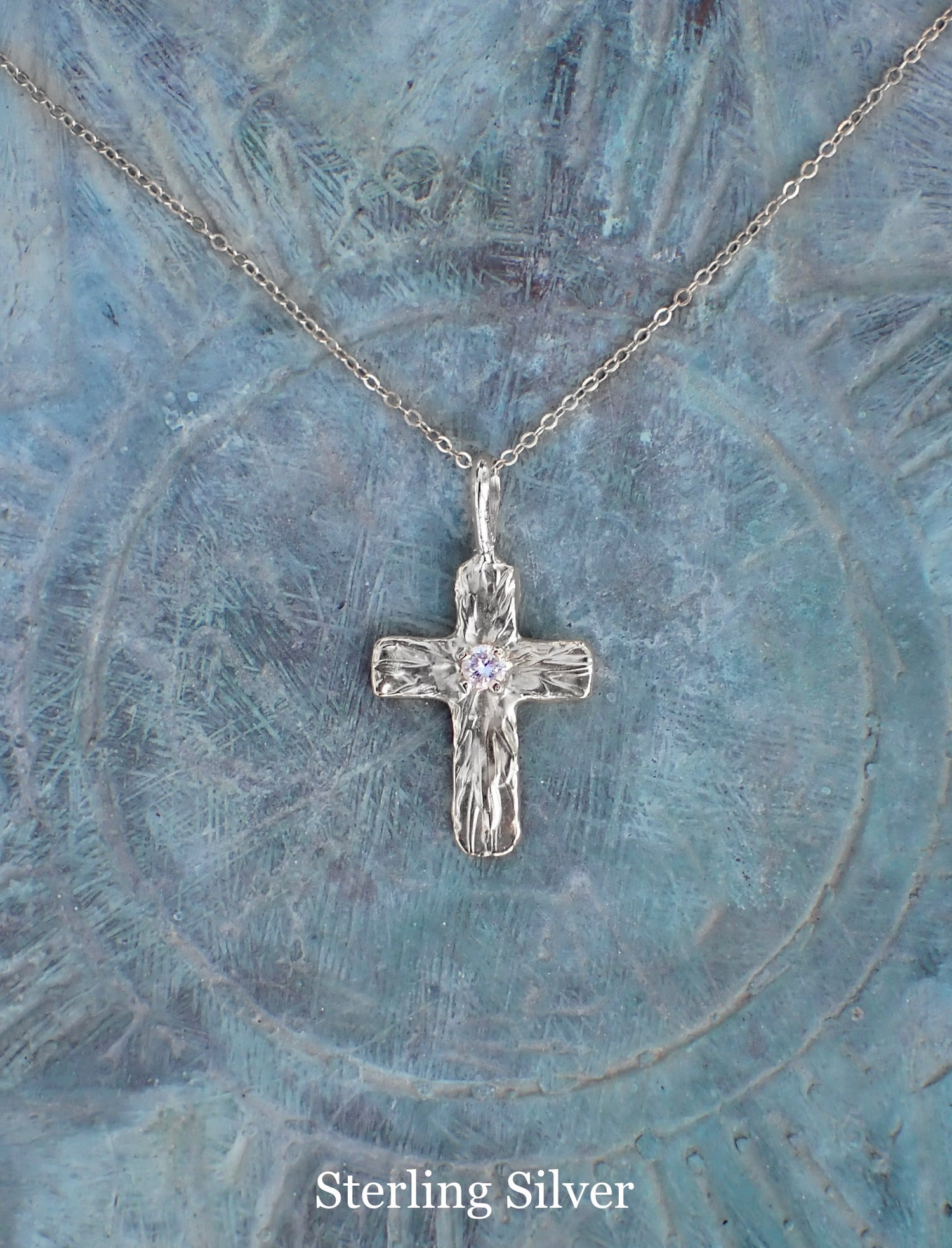 Radiant Golden Cross - Salt and Pepper Diamond Ring- mossNstone