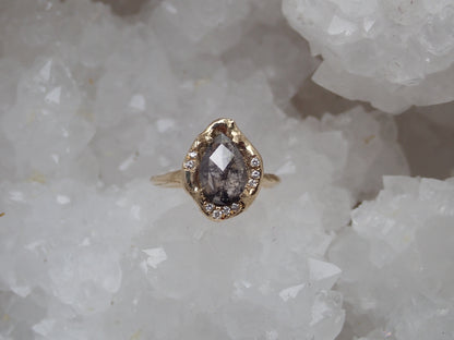 Custom Hand Carved Diamond Ring for Jennifer