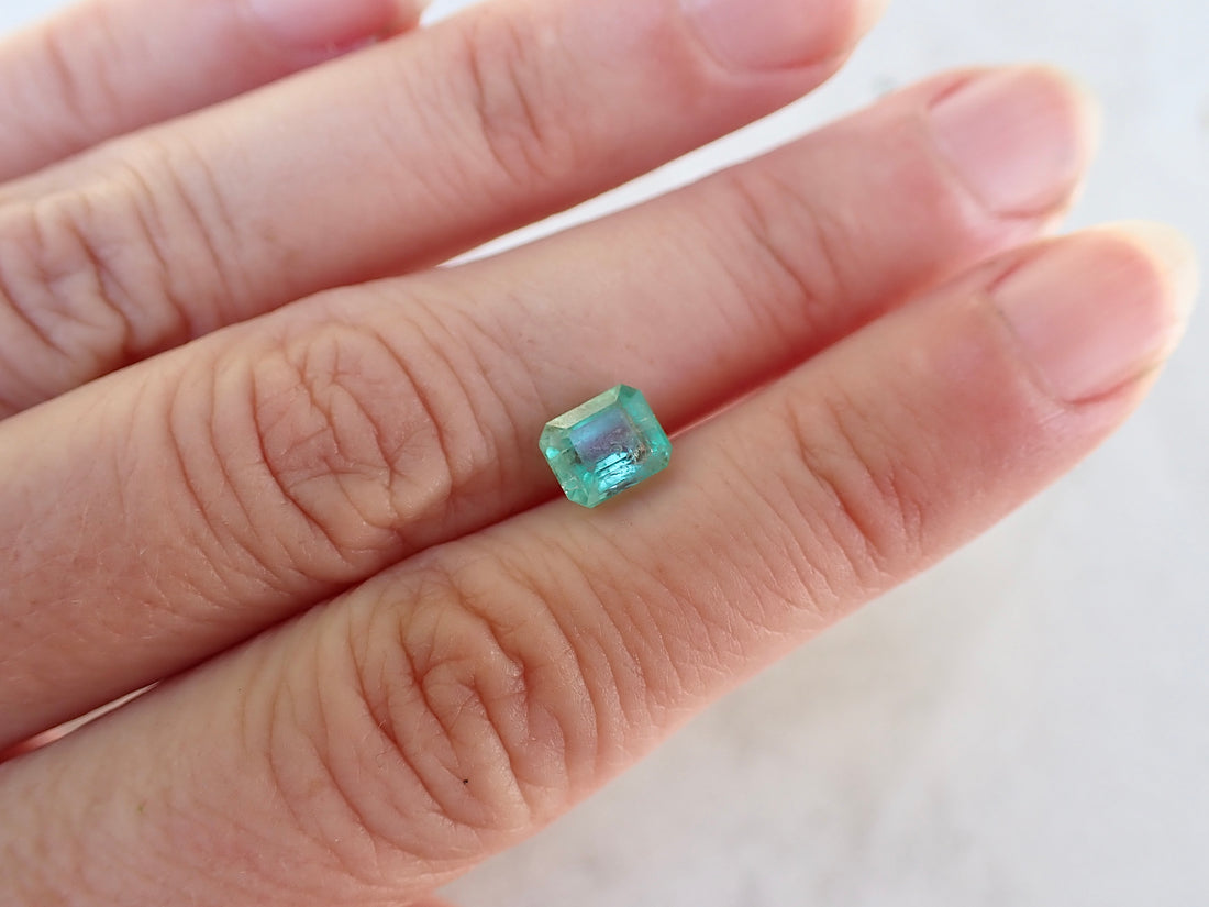 Custom 14k Emerald Necklace