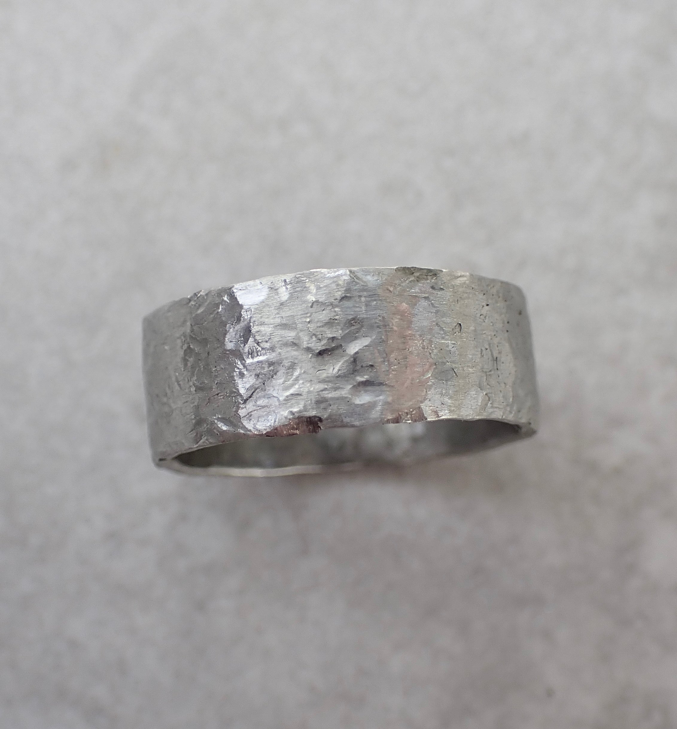 Custom 7mm 10K White Gold Band for Brieanna