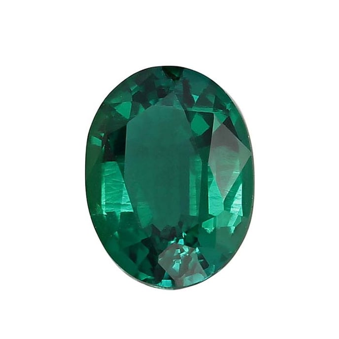 Custom Oval Cut Lab Emerald AVALON • Molten Gold Engagement Ring