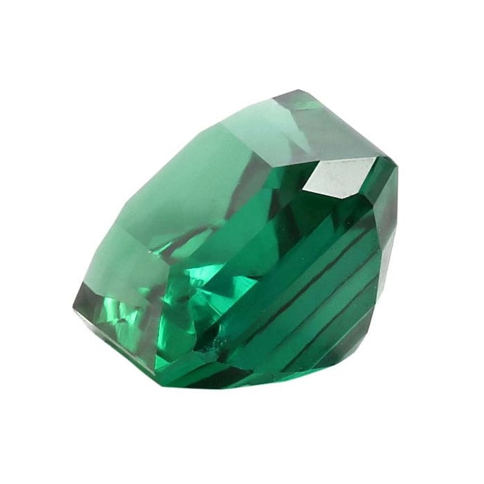Custom Lab Emerald AVALON • Molten Gold Engagement Ring