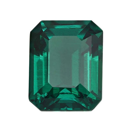 Custom Lab Emerald AVALON • Molten Gold Engagement Ring