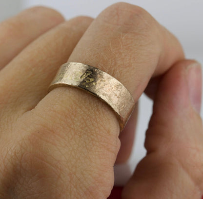 Custom 7mm 10K White Gold Band for Brieanna