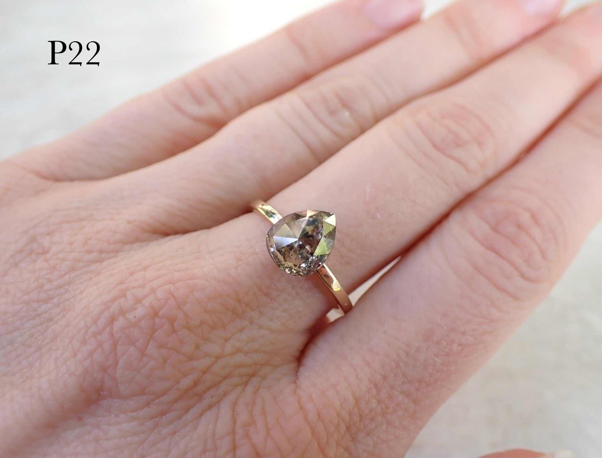 Custom Hand Carved Diamond Ring for Jennifer