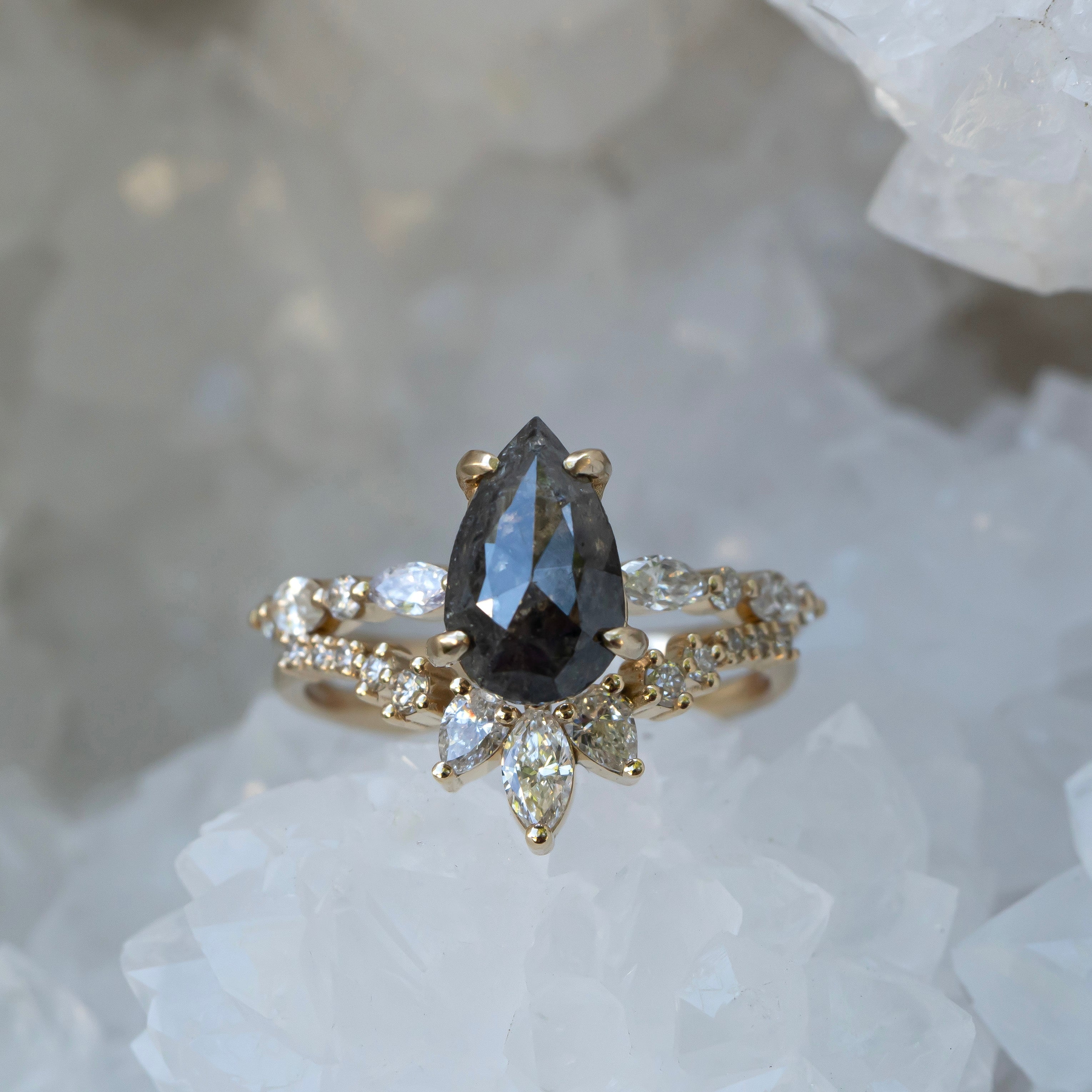 Custom Diamond Ring Set for Maria - Balance