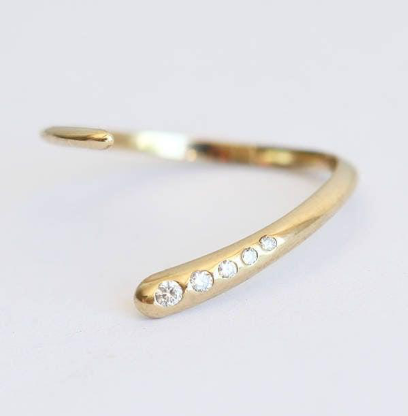 Custom Band for Mikaela - mossNstone